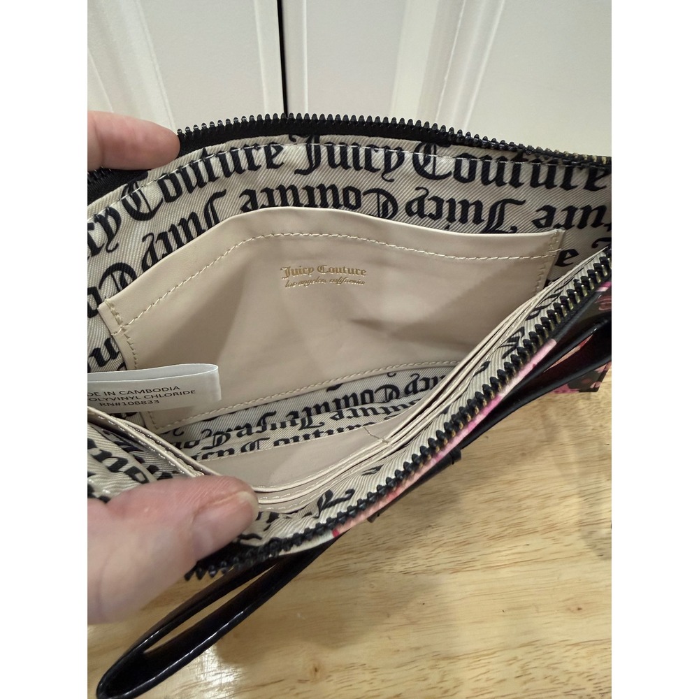 NWOT Juicy Couture Peek a Bow Floral Wristlet Pick a Flower - Picture 5 of 10